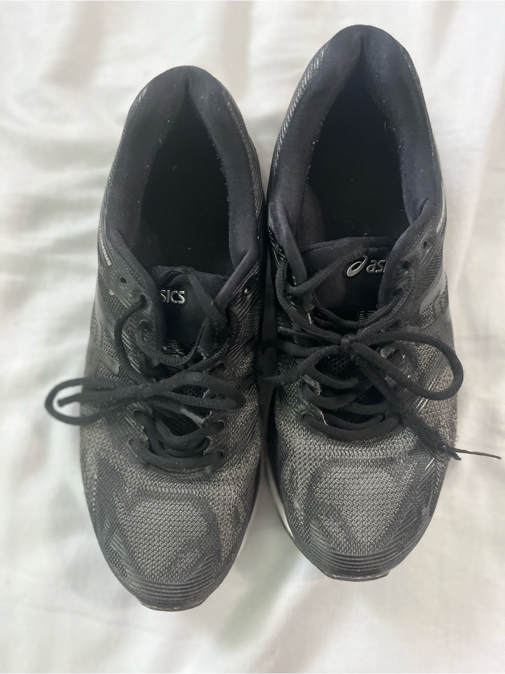 ASICS Women's Black and Gray Athletic Running Shoes